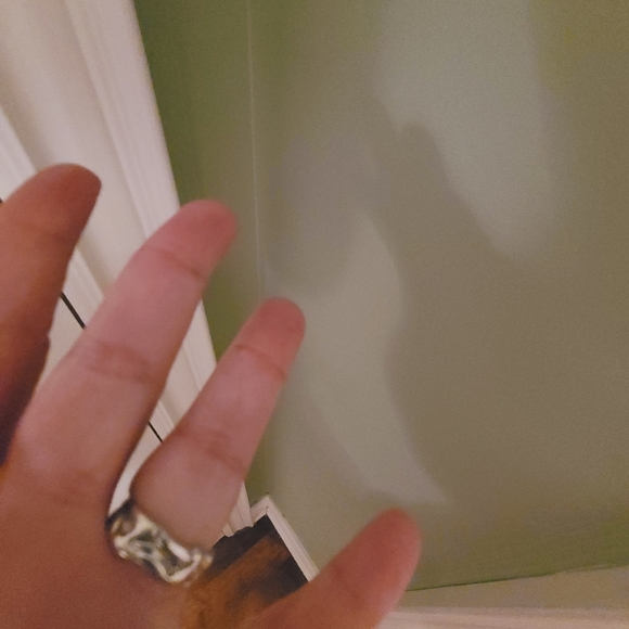 Sterling silver and mother of pearl ring - Picture 4 of 8